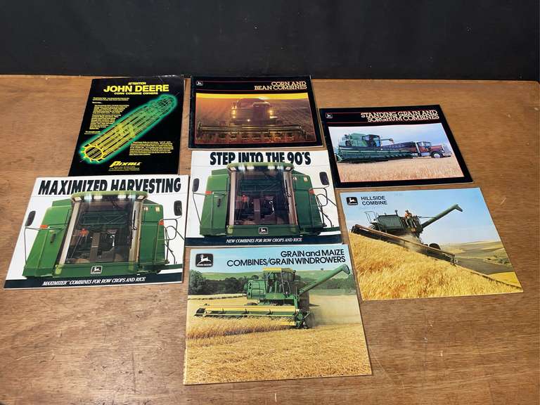 (7) John Deere Combine Sales Literature image