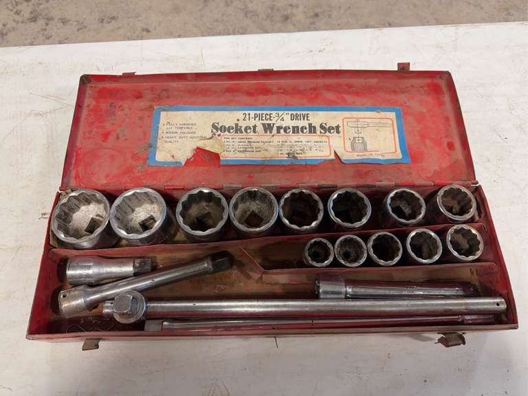 3/4” Drive Socket Wrench Set image