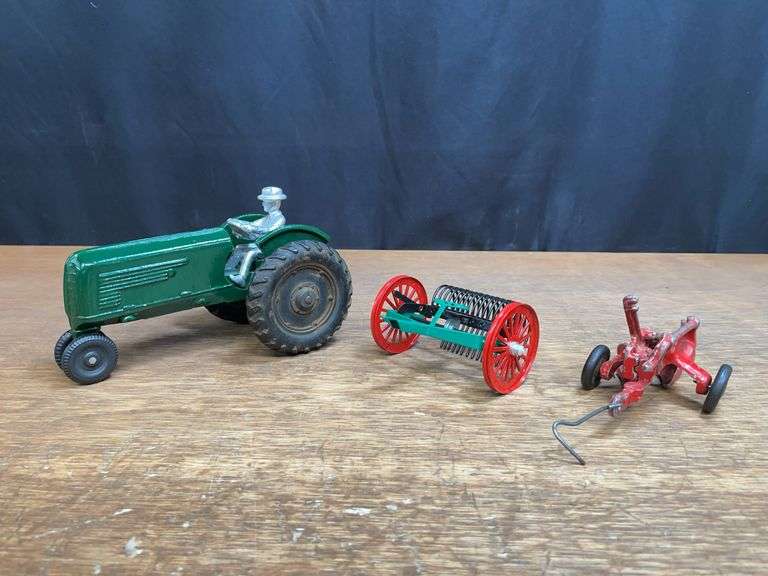 (3) Oliver 70, Plow, Dump Rake image