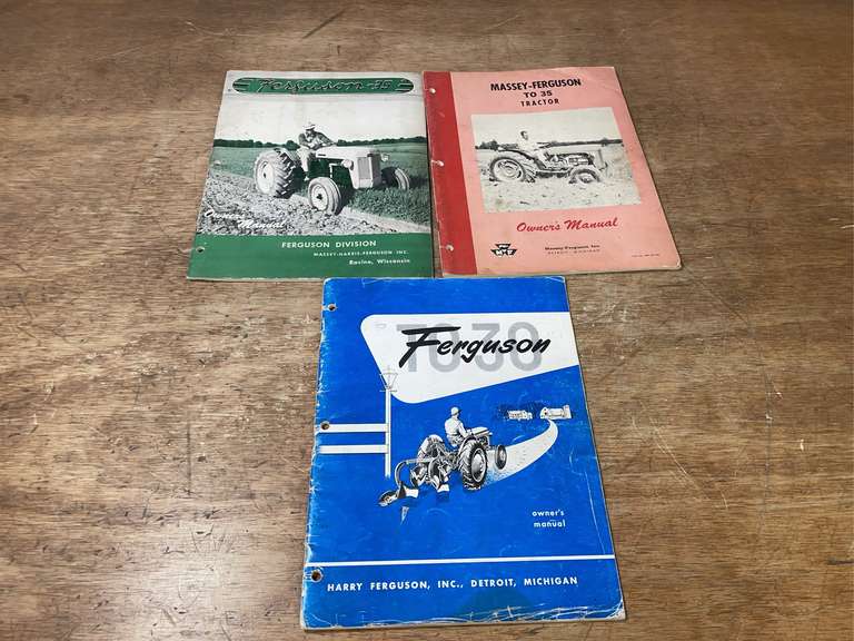(3) Ferguson + MF Tractor Manuals image