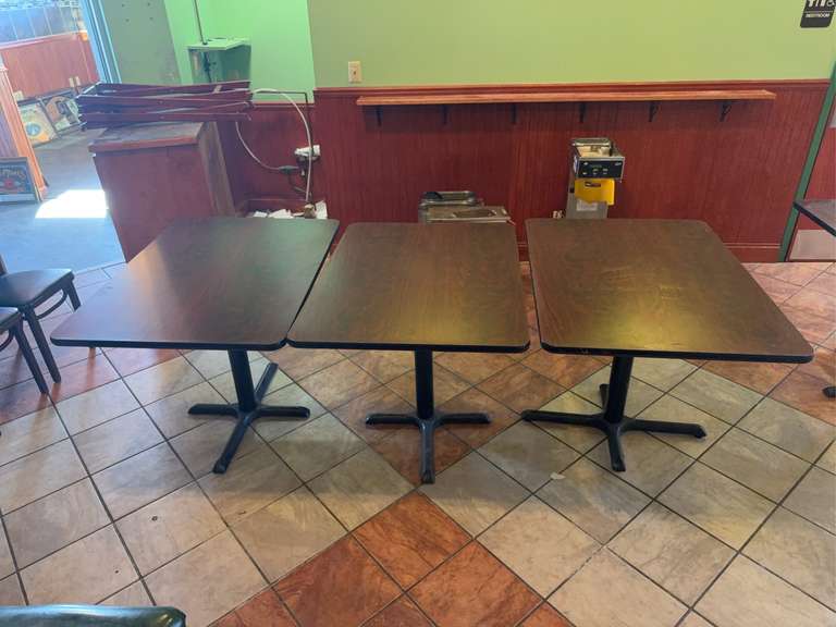 3 - 42” L x 30” W x 29” T Tables image