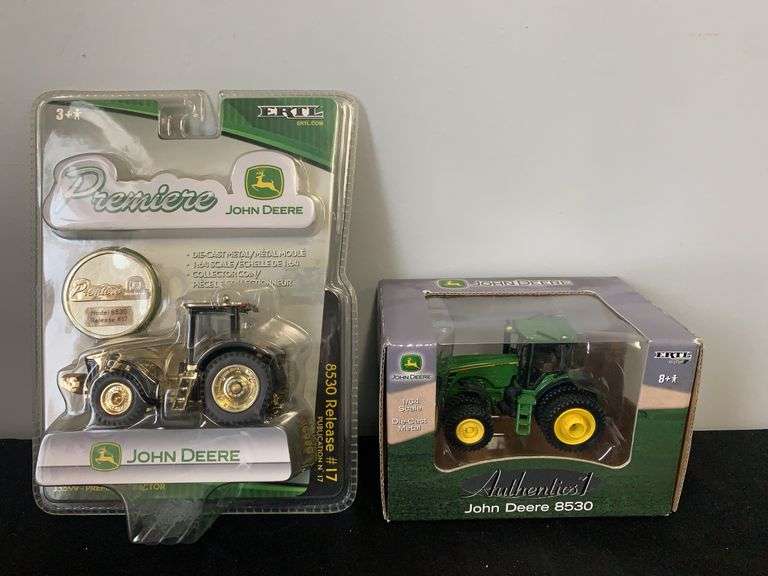 (2) 1/64 John Deere 8530 Premiere + Authentics NIB Ertl image