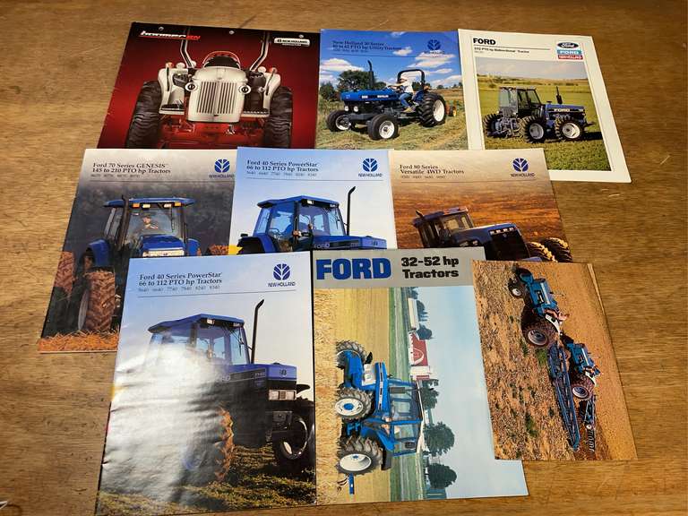 (9) Ford + New Holland Tractor Sales Literature image