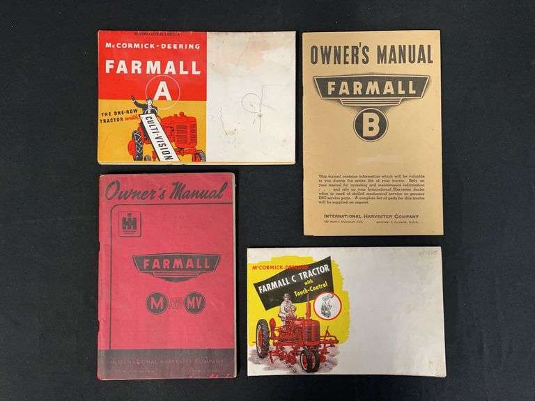 (4) IH Farmall Tractor Sales Literature + Manuals image