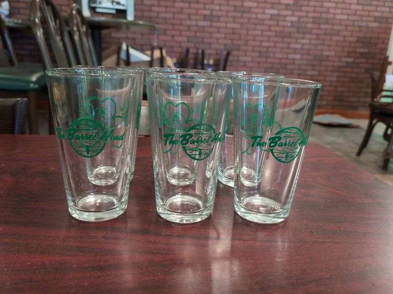(6) "The Barrel Head" Pint Glasses Killian's Irish Red - NEW image