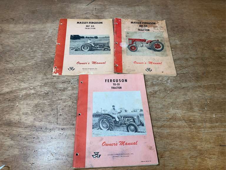 (3) MF Tractor Manuals image