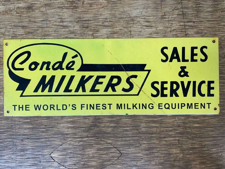 Conde Milkers SST Sign image