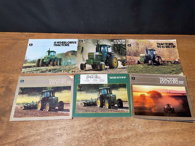 (6) John Deere Tractor Sales Literature image