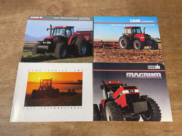 (4) Case-IH Tractor Sales Literature image
