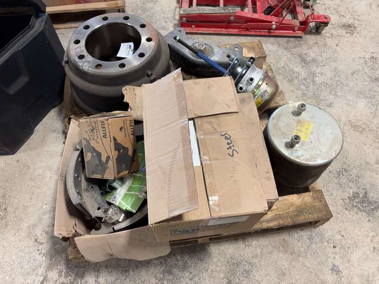 Misc Semi parts. Brakes Drums, Air bag, brake chamber image