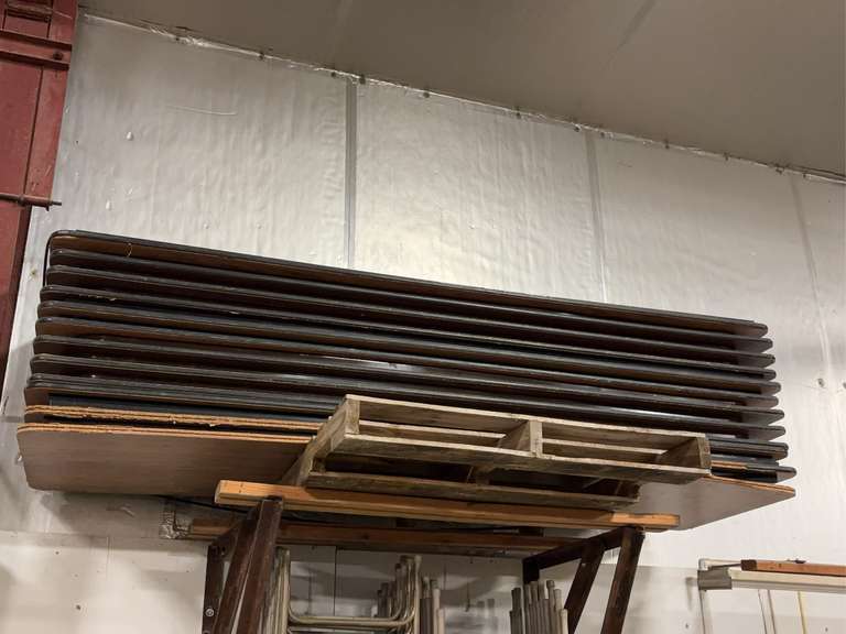 (21) 8' Faux Wood Tables image