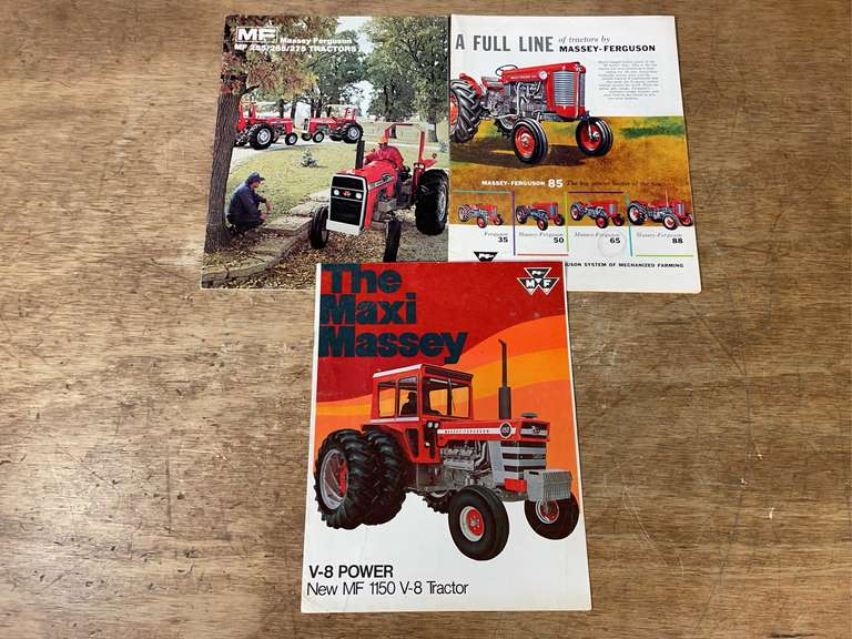 (3) MF Tractor Sales Literature image