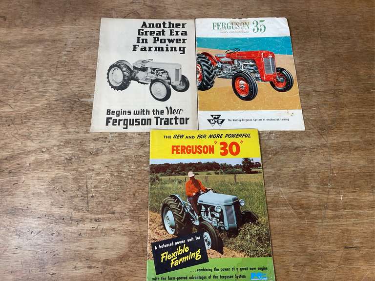 (3) MF + Ferguson Tractor Sales Literature image