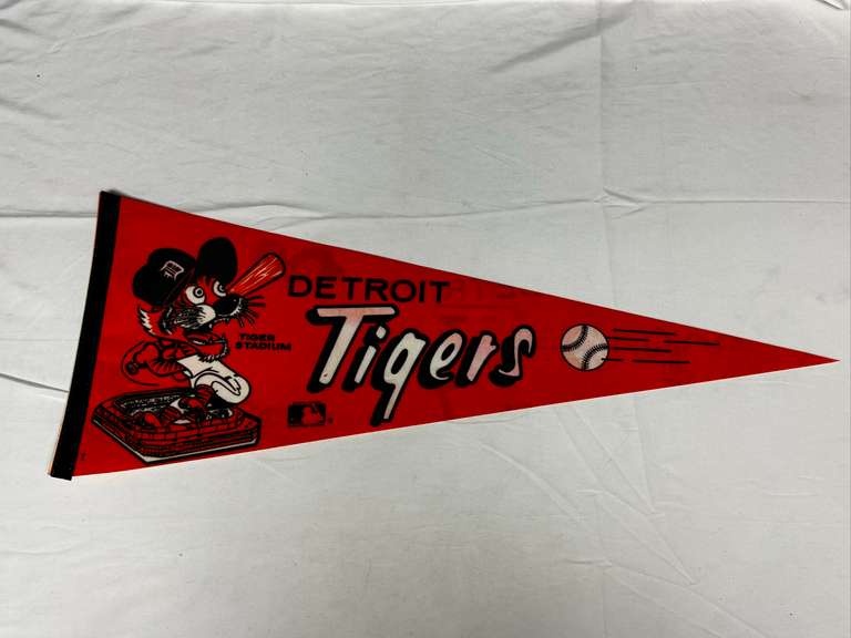 Vintage Detroit Tigers Felt Pennant image
