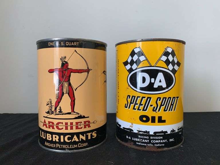 (2) Archer + A-A Oil Cans image