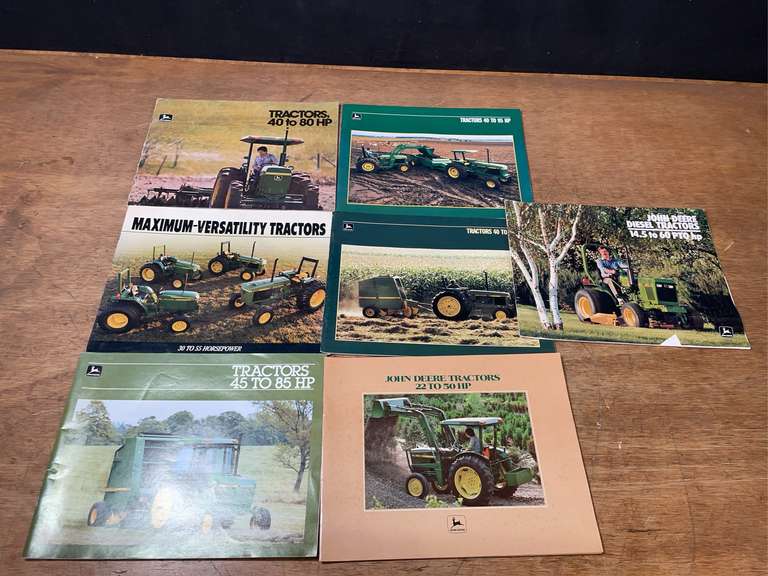 (7) John Deere Tractor Sales Literature image