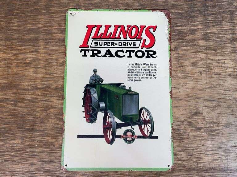 Illinois Super-Drive Tractor SST Sign image