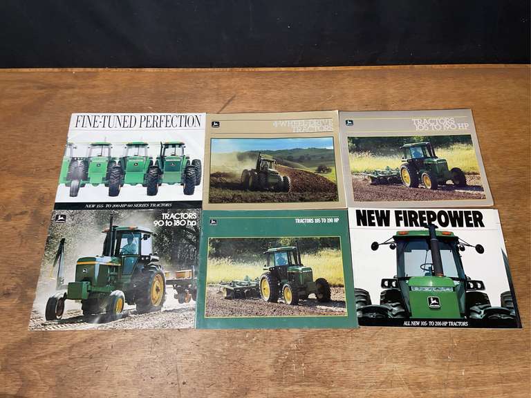 (6) John Deere Tractor Sales Literature image
