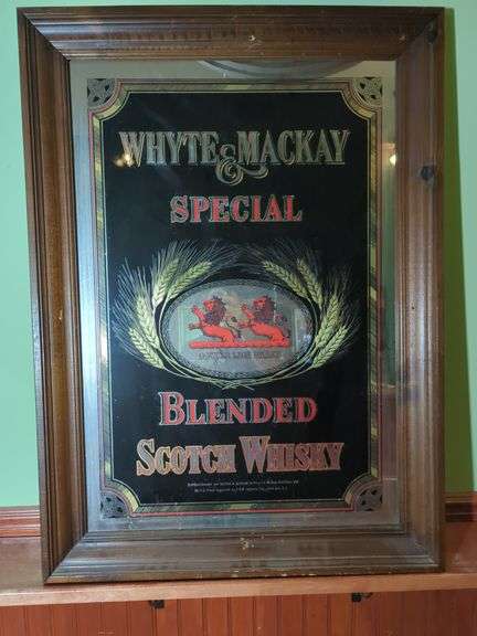 27" W x 34" T... Whyte&Mackey mirrored Sign image