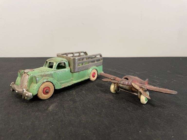 (2) Cast Iron Truck + Plane image