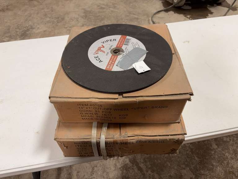 2 boxes (50 total) 14" Cut-Off Blades image