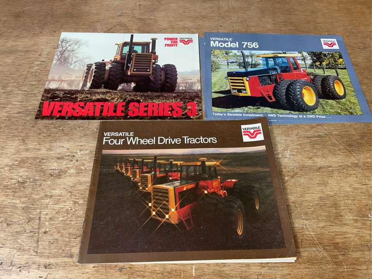 (3) Versatile Tractor Sales Literature image