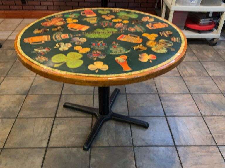 42” W x 30” T Table - Custom Dublin Pub image