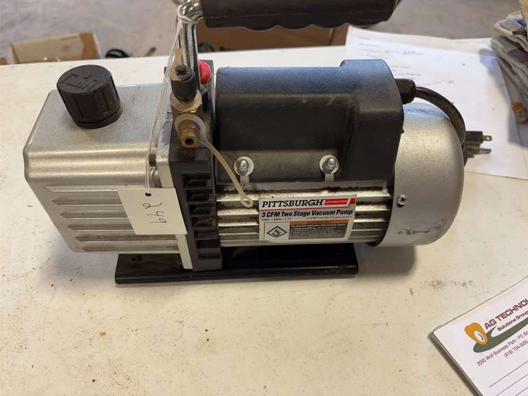Pittsburgh 3CFM Two Stage Vacuum Pump image