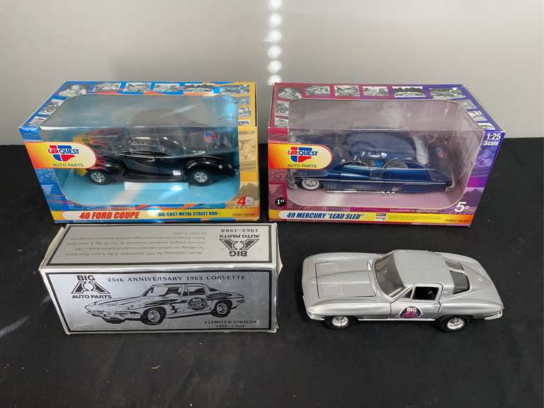 (3) Car Quest + Big A Cars NIB image