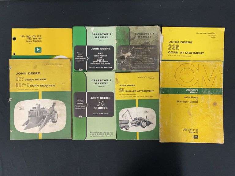 (8) John Deere Manuals image