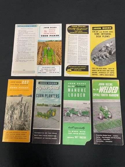 (6) John Deere Sales Literature image