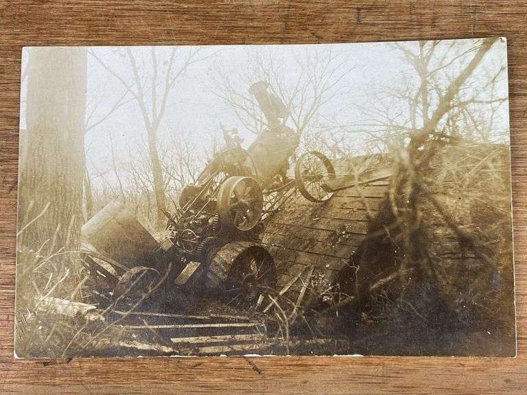 Case Steam Engine Photo Postcard