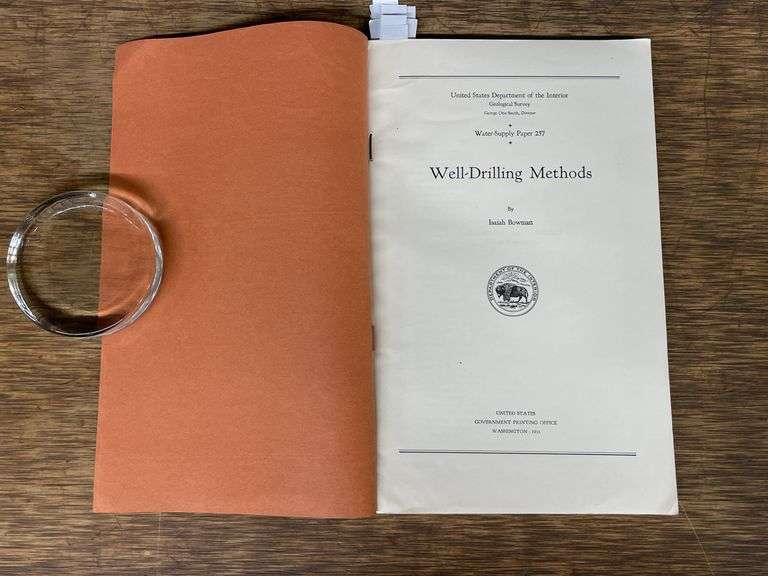 1911 Well Drilling Methods Paper