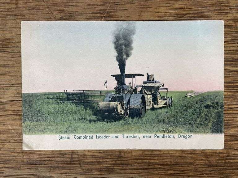 (3) Best + Reeves Steam Engine Postcards