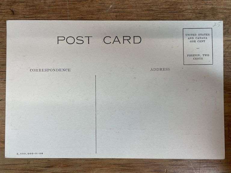 Case Steam Engine Postcard