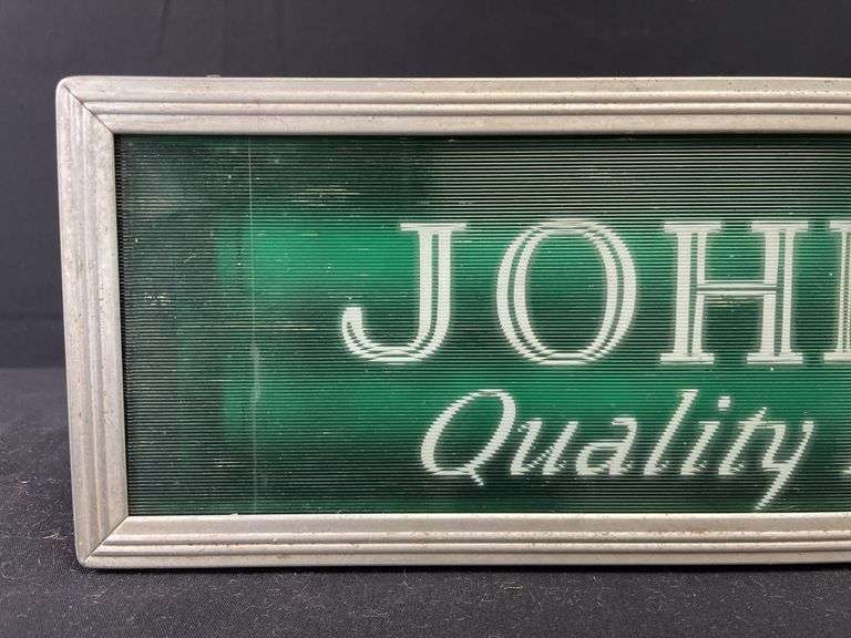 John Deere Quality Farm Equipment Lighted Sign