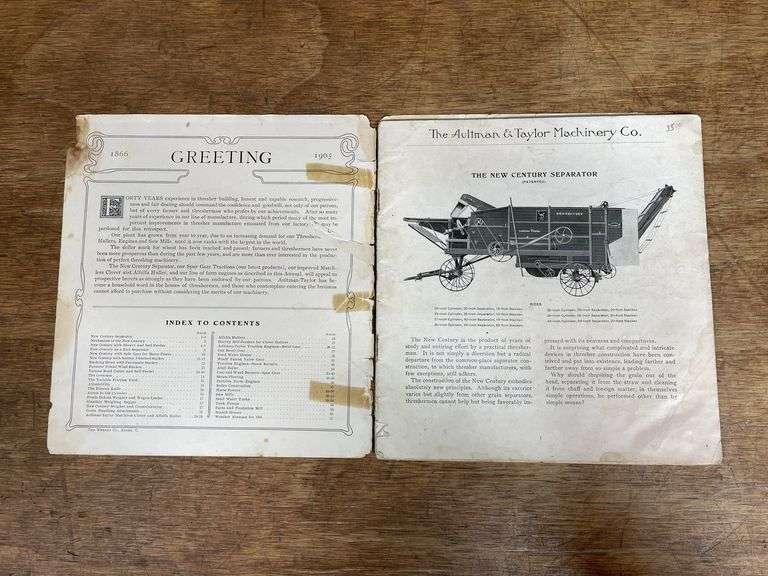 1905 Aultman & Taylor Machinery Co. Catalog