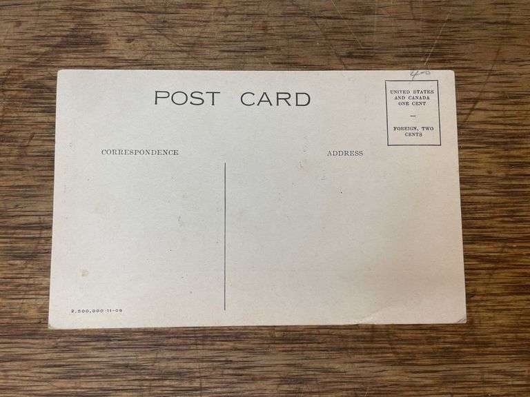 (2) Case Steam Engine Postcards