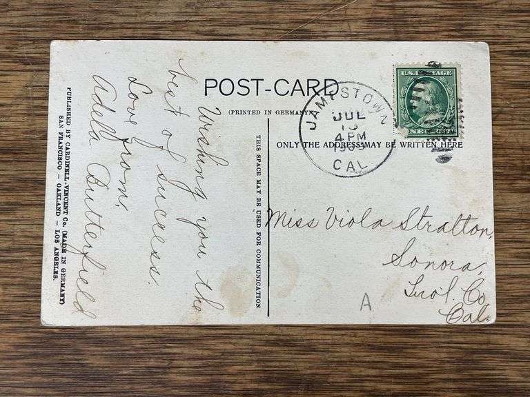 Holt Steam Engine Postcard
