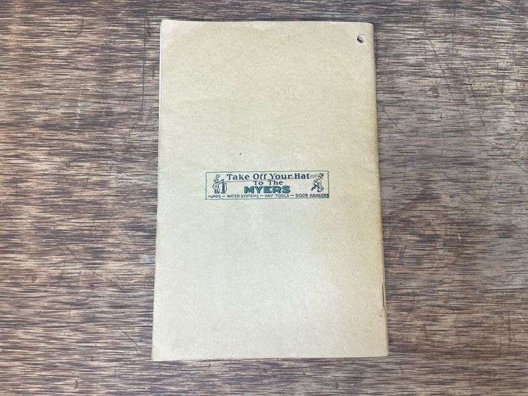 1927 F.E. Myers Catalog