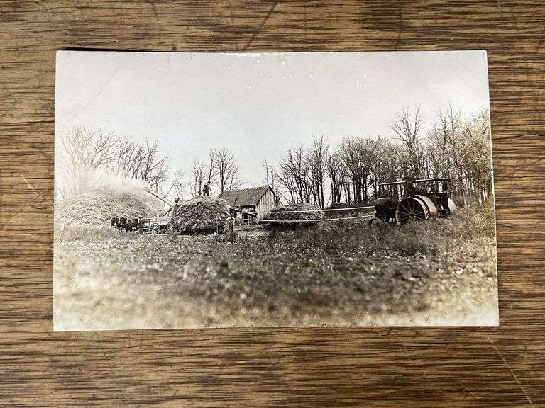 (2) Twin City Tractor Photo Postcards