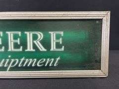 John Deere Quality Farm Equipment Lighted Sign