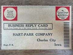 Hart-Parr Postcard