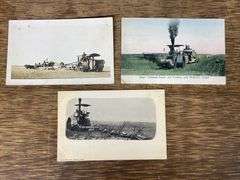 (3) Best + Reeves Steam Engine Postcards