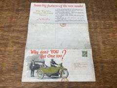 1925 Harley-Davidson Motorcycles Sales Literature