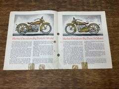 1926 Harley-Davidson Sales Literature