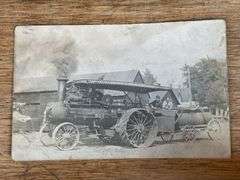Russell Steam Engine Photo Postcard