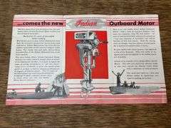Indian Silver Arrow Outboard Motor Sales Literature