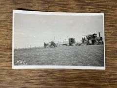 (2) Best + Reeves Steam Engine Photo Postcards