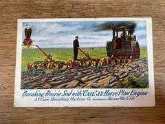 Case Steam Engine Postcard